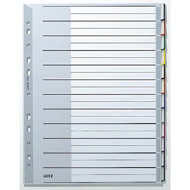Leitz Register A4+ 12Bl blanko