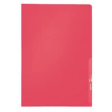 Leitz Sichthülle A4 0,13mm PP rot 100 St./Pack.