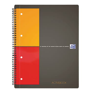 Oxford Collegeblock Activebook A4+ 80Blatt kar.