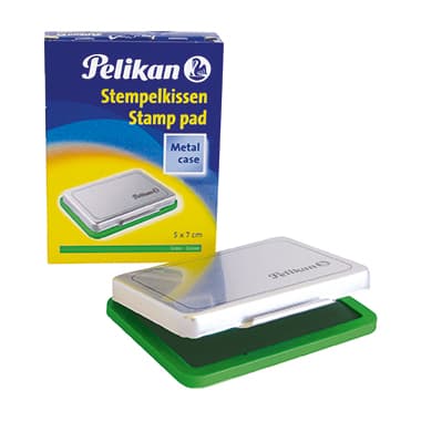 Pelikan Stempelkissen Gr3 5x7cm Metallic-Gehäuse gn