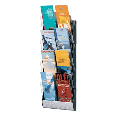 Paperflow Wandprospekthalter INTEGRAL DIN A5 PS alu