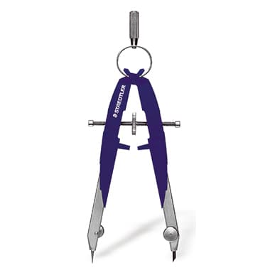 Staedtler Zirkel Mars Comfort Metall silber/blau