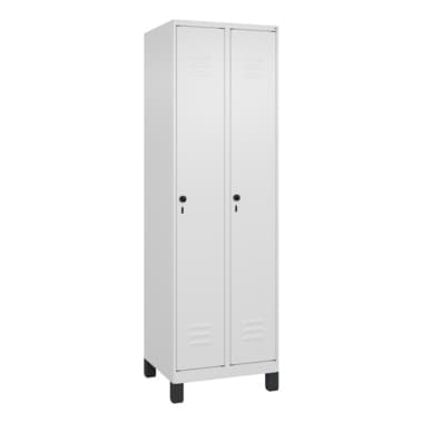 C+P Spind Classic PLUS 2Abteile 1950x600x500mm ws/ws