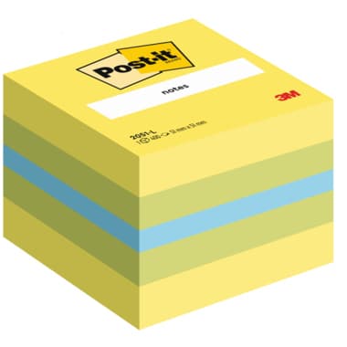 Post-it Haftnotiz Mini Würfel 51x40x51mm limone