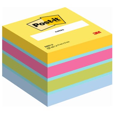 Post-it Haftnotiz Mini Würfel 51x40x51mm sort