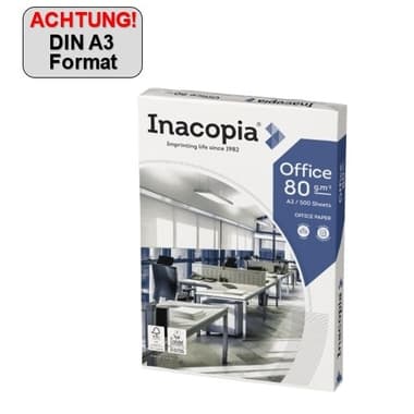 Inacopia Kopierpapier office 020808010561 A3 80g 500 Bl.
