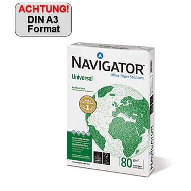 Navigator Kopierpapier Universal DIN A3 80g 500 Bl.