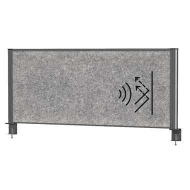 Maul Tisch-Trennwand MAULconnecto 120x50cm Akustik