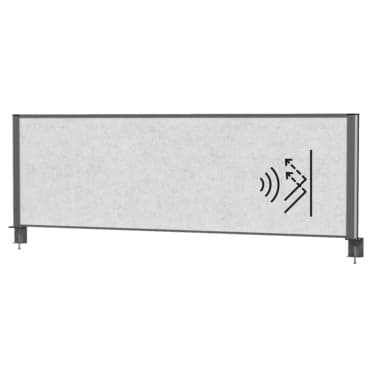 Maul Tisch-Trennwand Akustik MAULconnecto 160x50cm hgr/an