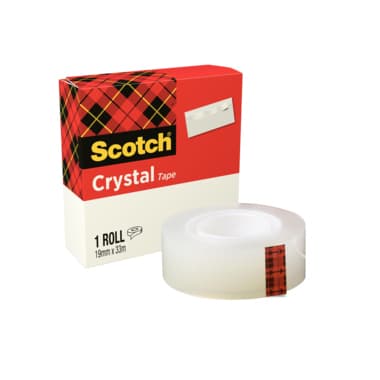 Scotch Klebefilm Crystal Clear 600 19mmx33m tr