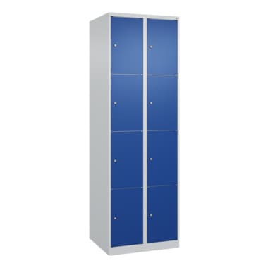 C+P SchließfSchr Classic PLUS 2x4Fä 1850x600x500 lgr/lbl