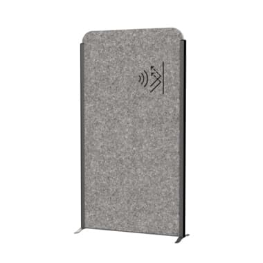 Maul Stellwand MAULcocoon Ak 100x180cm d.gr Stand