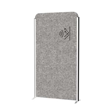 Maul Stellwand MAULcocoon Ak 100x180cm d.gr Stand
