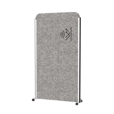 Maul Stellwand MAULcocoon Ak 100x180cm d.gr Mobil