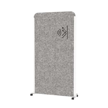 Maul Stellwand MAULcocoon 100x180cm d.gr Mobil