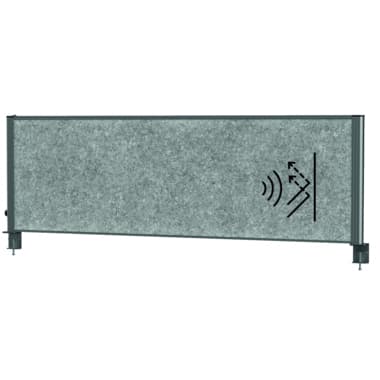Maul Tisch-Trennwand Akustik MAULconnecto 160x50cm dgr/an
