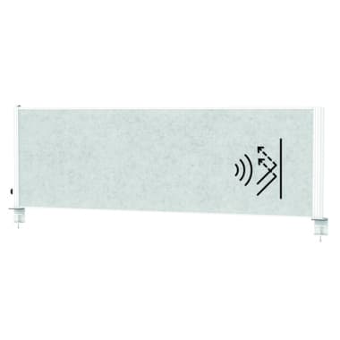 Maul Tisch-Trennwand Akustik MAULconnecto 160x50cm hgr/ws