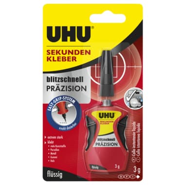 Uhu Sekundenkleber blitzschnell PRÄZISION 3g