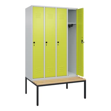 C+P Spind Classic PLUS 4Abt. 2120x1200x815 lgr/cgn
