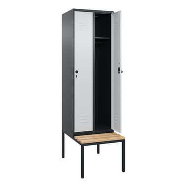 C+P Spind Classic PLUS 2Abt. 2120x600x815 sgr/lgr