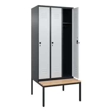 C+P Spind Classic PLUS 3Abt. 2120x900x815 sgr/lgr