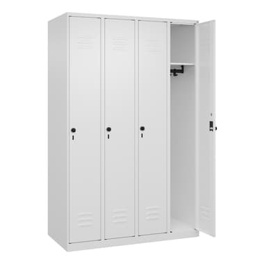 C+P Spind Classic PLUS 4Abteile 185x120x50cm ws/ws