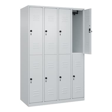 C+P Spind Classic PLUS 4Abt. 1850x1200x500mm l.gr