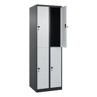 C+P Spind Classic PLUS 2Abteile 1850x600x500mm s.gr