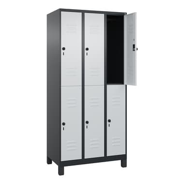 C+P Spind Classic PLUS 3Abt. 1950x900x500 sgr/lgr