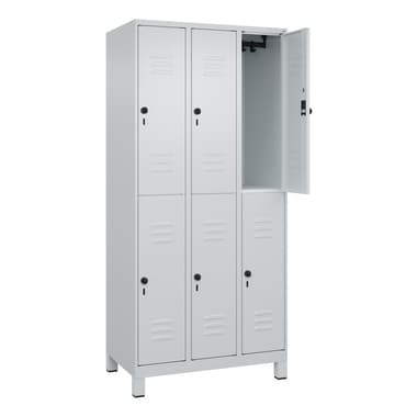 C+P Spind Classic PLUS 3Abteile 1950x900x500mm l.gr