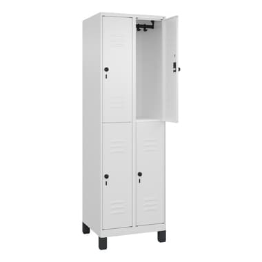 C+P Spind Classic PLUS 2Abteile 1950x600x500mm ws