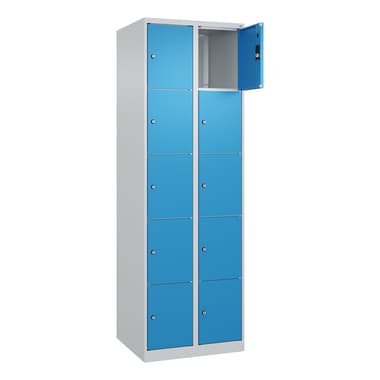 C+P SchließfSchr Classic PLUS 2x5Fä 1850x600x500 lgr/lbl