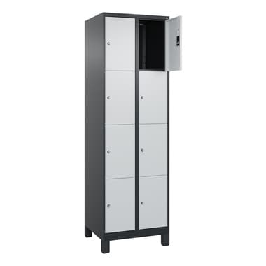 C+P SchließfSchr Classic PLUS 2x4Fä 1950x600x500