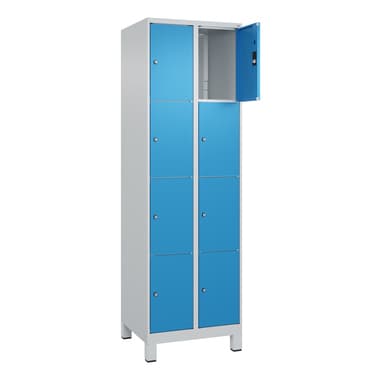 C+P SchließfSchr Classic PLUS 2x4Fä 1950x600x500 lgr/lbl