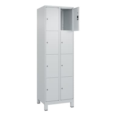 C+P SchließfSchr Classic PLUS 2x4Fä 1950x600x500 lgr