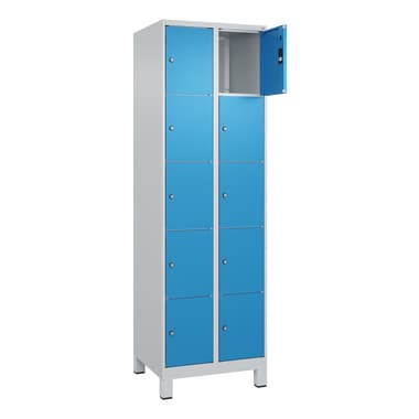 C+P SchließfSchr Classic PLUS 2x5Fä 1950x600x500 lgr/lbl