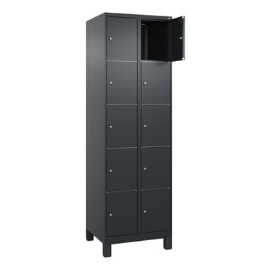 C+P SchließfSchr Classic PLUS 2x5Fä 1950x600x500 sgr/sgr