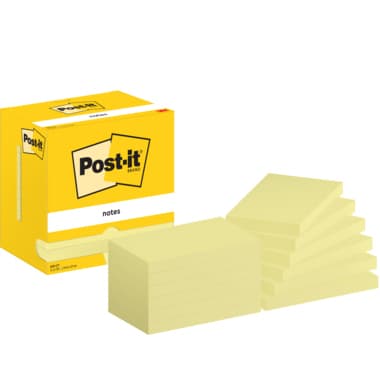 Post-it Haftnotiz Notes 127x76mm ge 12x100Bl