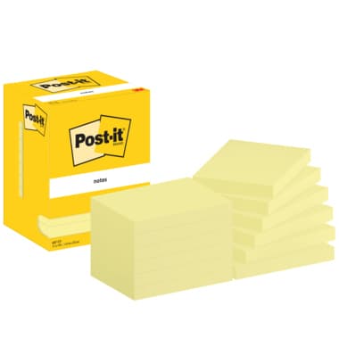 Post-it Haftnotiz Notes 76x102mm ge 12x100Bl