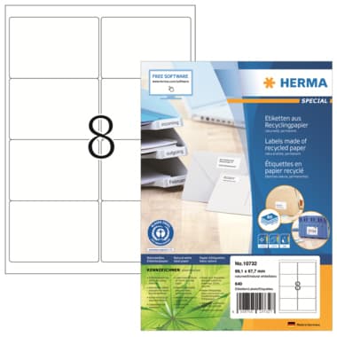 Herma Etikett RC 99,1x67,7mm nws 640St