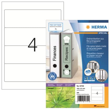 Herma Etikett RC 192x61mm ws 320St