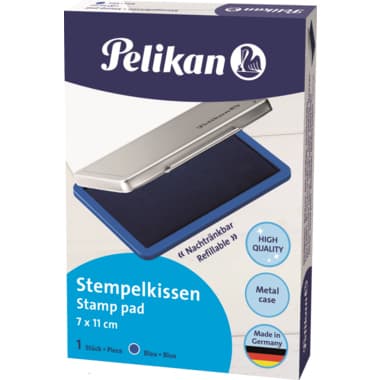 Pelikan Stempelkissen Gr2 7x11cm Metallic-Gehäuse bl