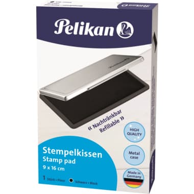 Pelikan Stempelkissen Gr1 getränkt ohne Öl 9x16cm sw