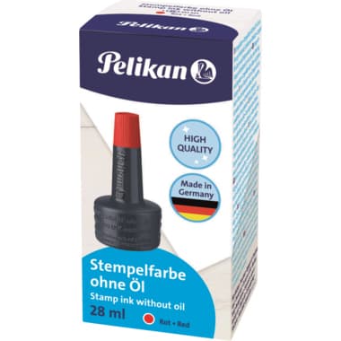 Pelikan Stempelfarbe 4K ohne Öl 28ml rt