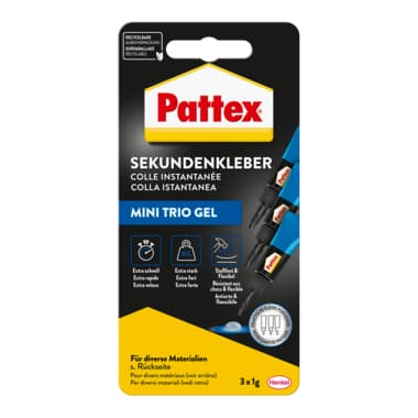 Pattex Sekundenkleber UltraGel Mini 1g 3St.