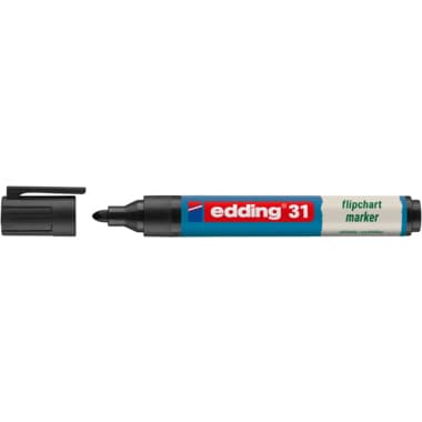 edding Flipchartmarker 31 EcoLine 1,5-3mm Rundspitze sw