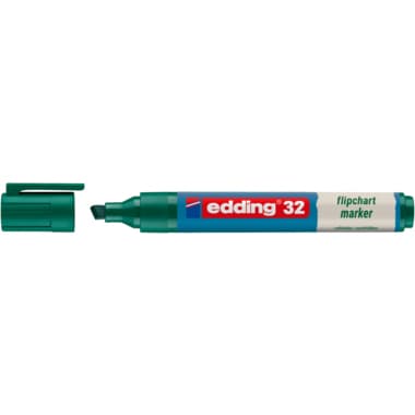 edding Flipchartmarker 32 1-5mm Keilspitze gn