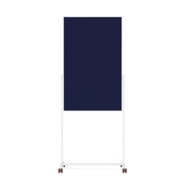 magnetoplan Moderationswand 75x120cm Filz blau