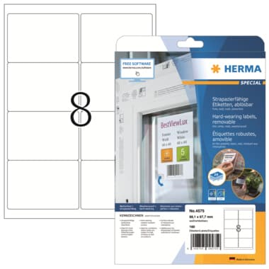 Herma Etikett 99,1x67mm ws 160St