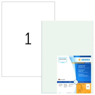 Herma Etikett PREMIUM 297x420mm tr 50 St.